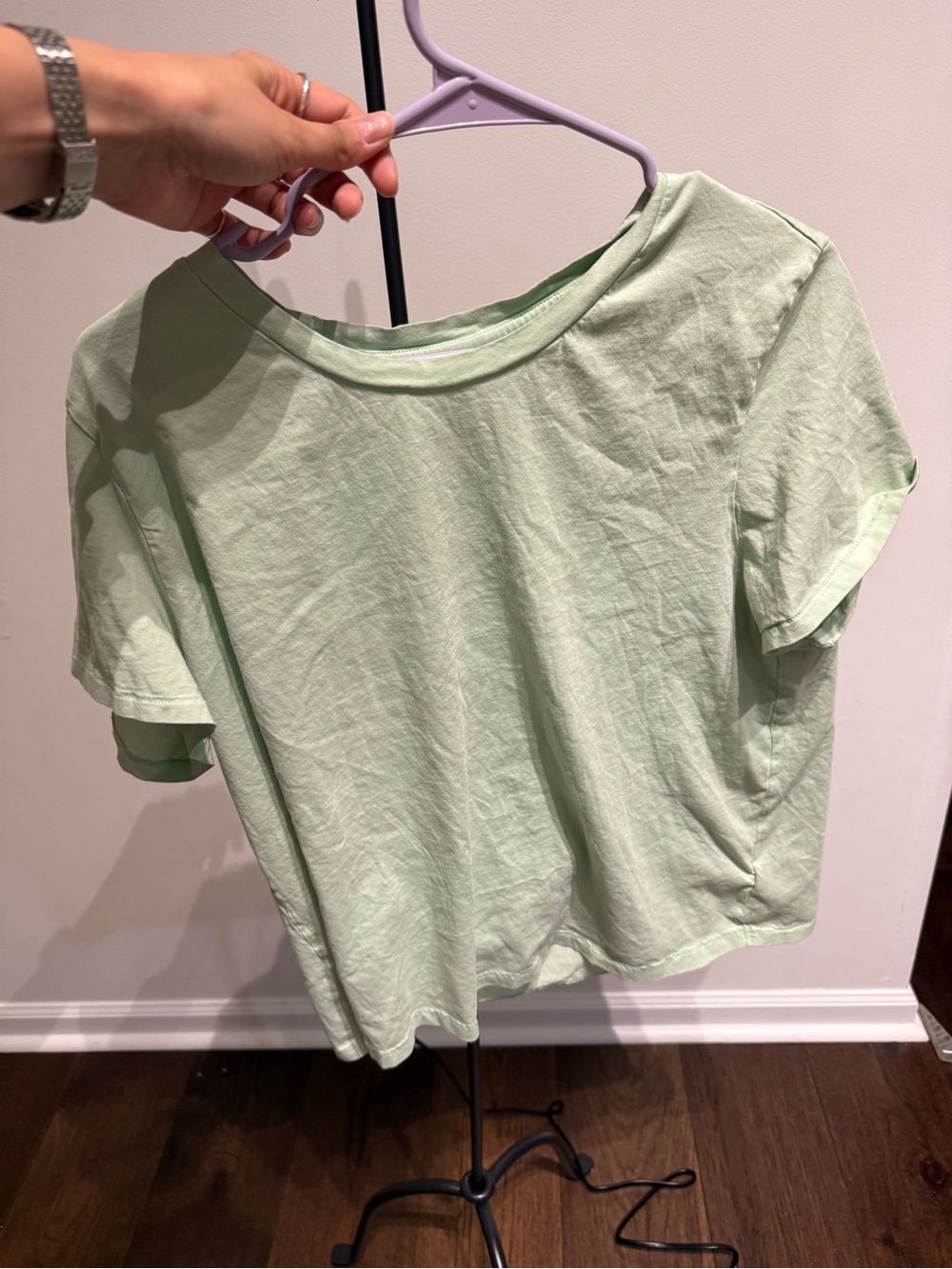 GAP Light Green Short Sleeve Boxy Tee
